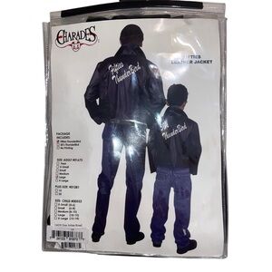 Fifties Thunderbird Jacket Adult Mens Large Faux Leather Grease Halloween